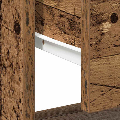 Nachtkastje met lade 2 pcs Oudhout 45 x 34 x 44 cm Bewerkt hout