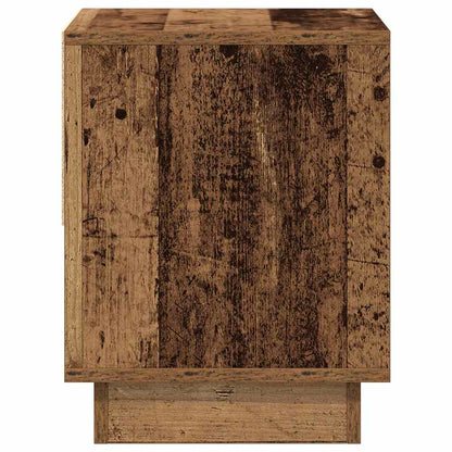 Nachtkastje met lade 2 pcs Oudhout 45 x 34 x 44 cm Bewerkt hout