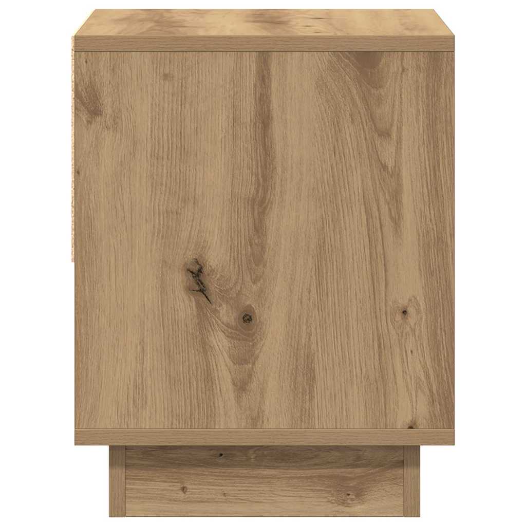 Nachtkastje 2 pcs Artisan Eiken 45 x 34 x 44 cm Bewerkt hout