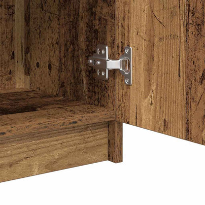 Badkamer Kast met lade Oud hout 32 x 34 x 90 cm Bewerkt hout