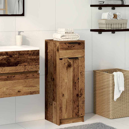 Badkamer Kast met lade Oud hout 32 x 34 x 90 cm Bewerkt hout