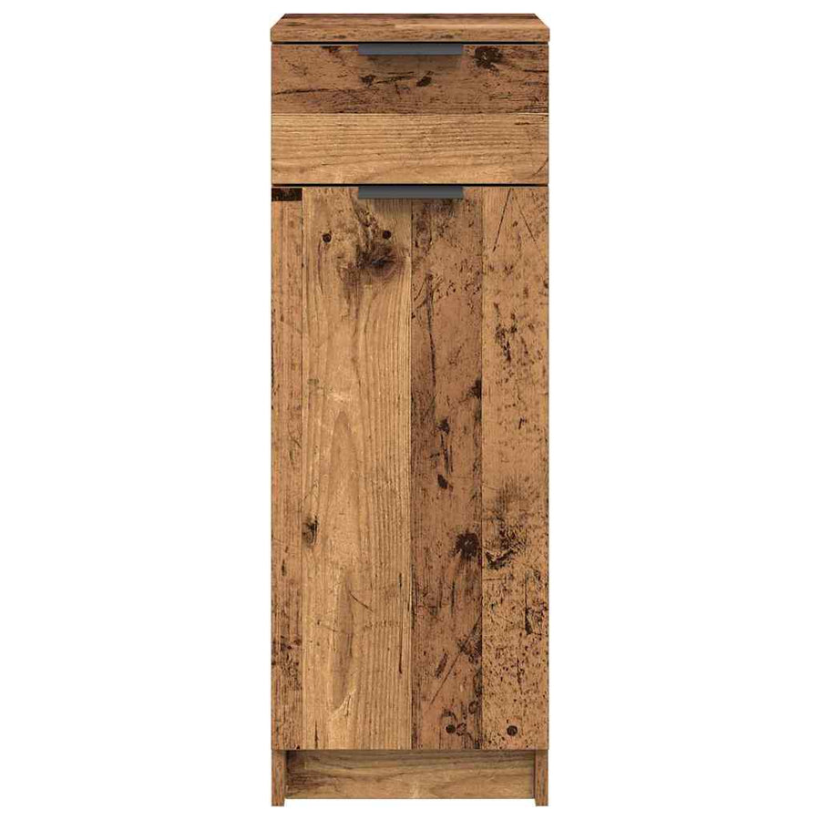 Badkamer Kast met lade Oud hout 32 x 34 x 90 cm Bewerkt hout