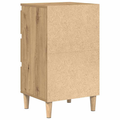 Nachtkastje met lade Artisan Eiken 40 x 35 x 70 cm Bewerkt hout