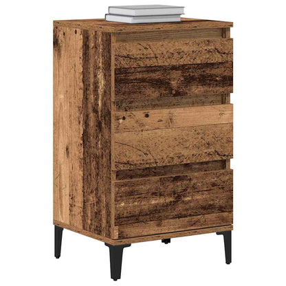 Nachtkastje met lade Oudhout 45 x 35 x 44 cm Bewerkt hout