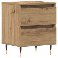 Nachtkastje met lade Artisan Eiken 40 x 35 x 50 cm Bewerkt hout
