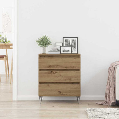 Dressoir met lade Artisan Eiken 60 x 35 x 70 cm Bewerkt hout
