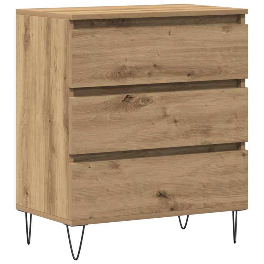 Dressoir met lade Artisan Eiken 60 x 35 x 70 cm Bewerkt hout
