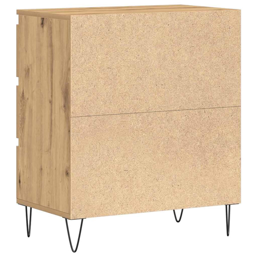 Dressoir met lade Artisan Eiken 60 x 35 x 70 cm Bewerkt hout