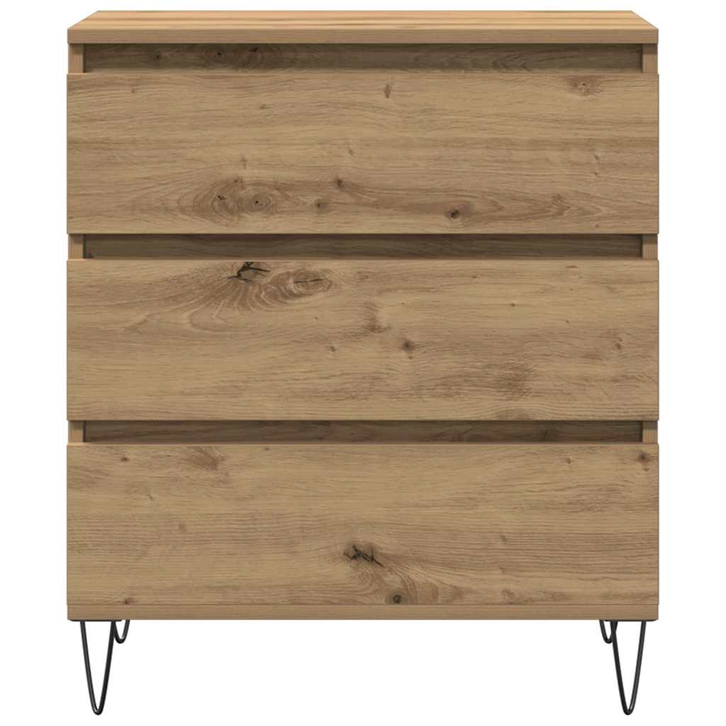Dressoir met lade Artisan Eiken 60 x 35 x 70 cm Bewerkt hout