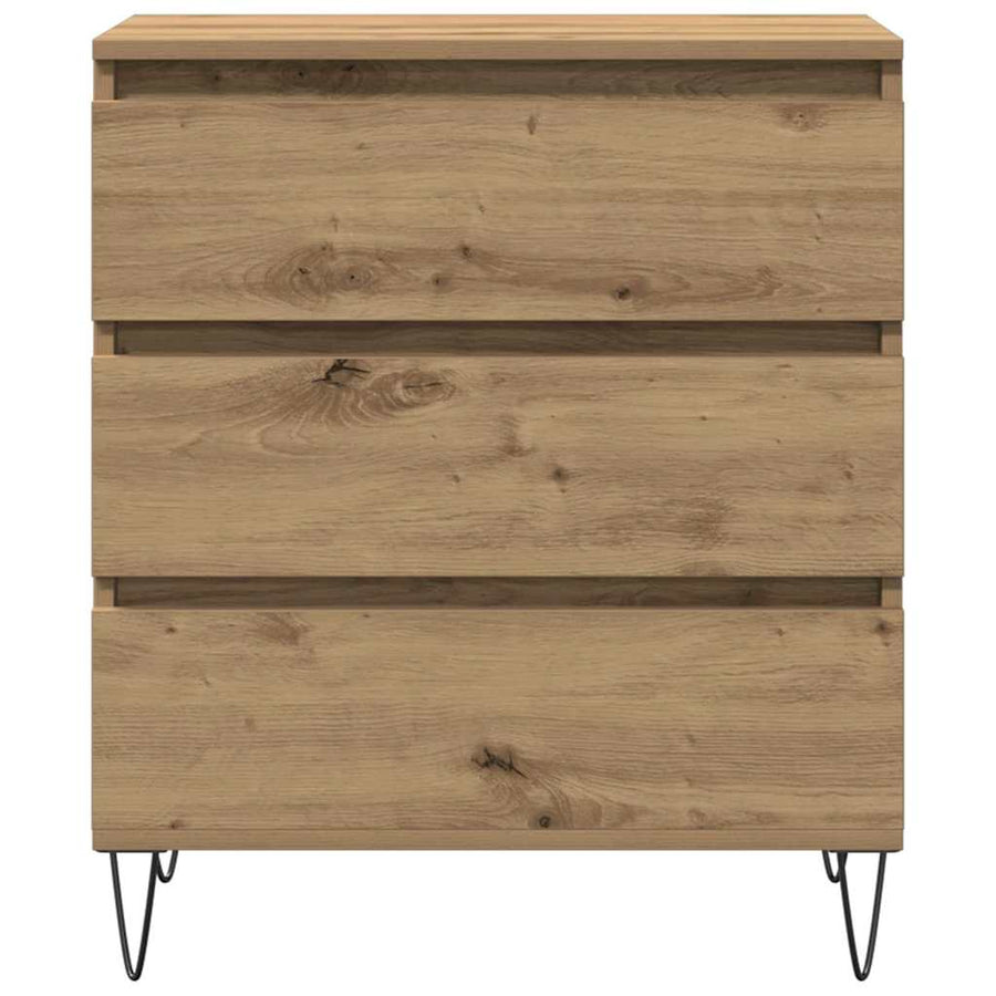 Dressoir met lade Artisan Eiken 60 x 35 x 70 cm Bewerkt hout