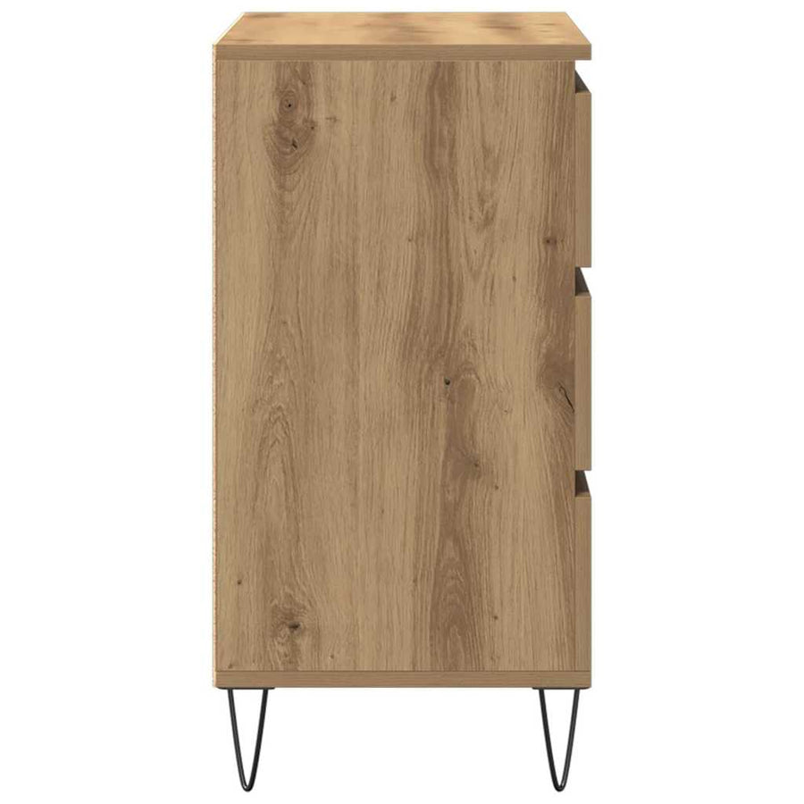 Dressoir met lade Artisan Eiken 60 x 35 x 70 cm Bewerkt hout