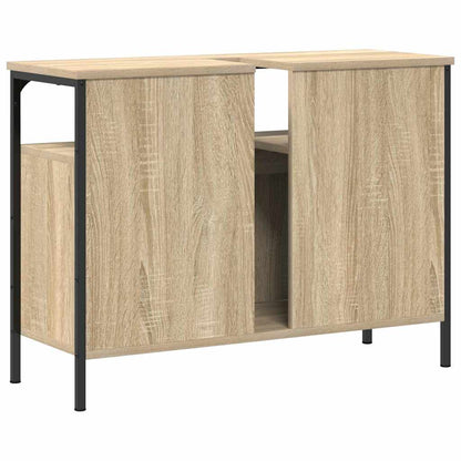 Badkamertenk te kast Bruin 80 x 30 x 60 cm Bewerkt hout