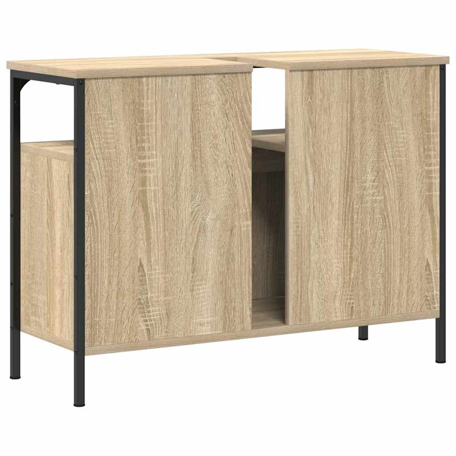 Badkamertenk te kast Bruin 80 x 30 x 60 cm Bewerkt hout