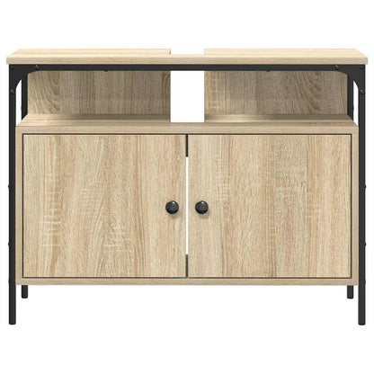 Badkamertenk te kast Bruin 80 x 30 x 60 cm Bewerkt hout