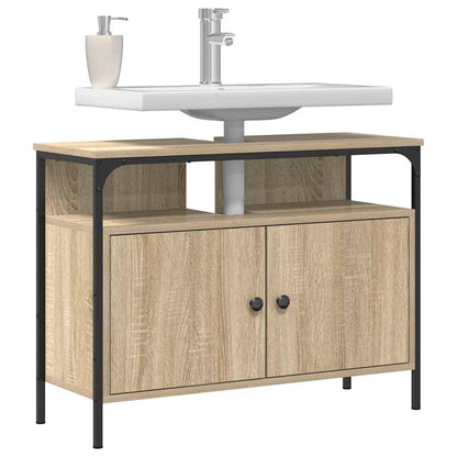 Badkamertenk te kast Bruin 80 x 30 x 60 cm Bewerkt hout