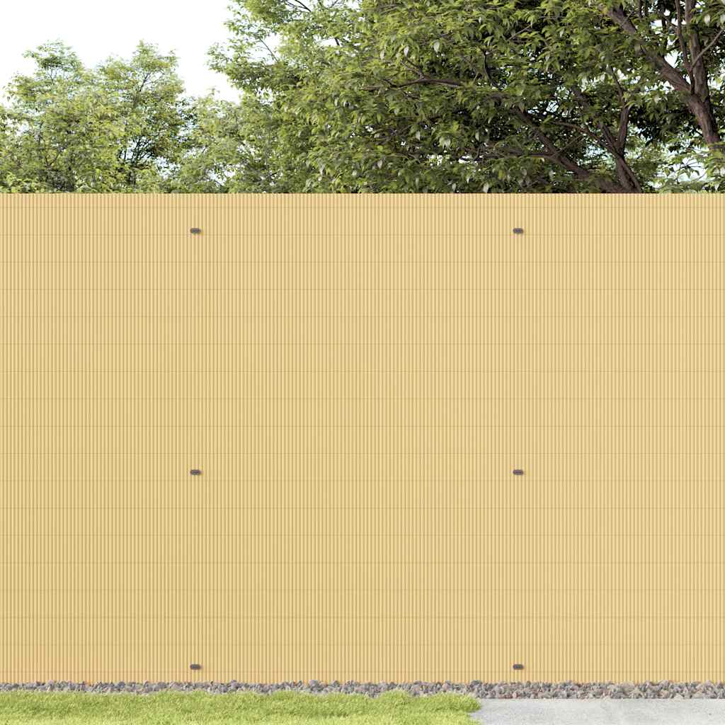 Tuinhek Dubbelzijdig Geel 1,8x3 m PVC