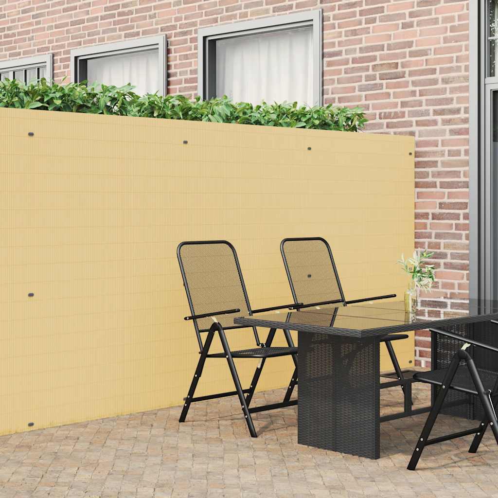 Tuinhek Dubbelzijdig Geel 1,8x3 m PVC