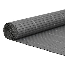 Tuinhek Dubbelzijdig Grijs 1,8x3 m PVC