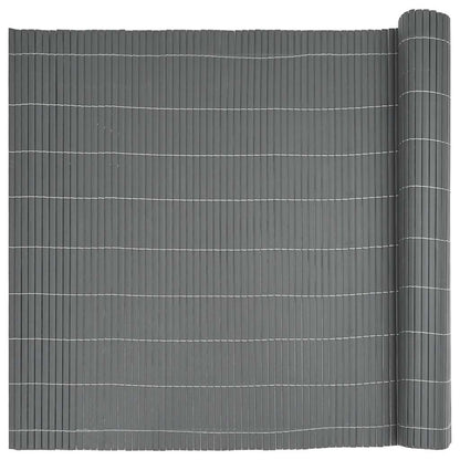 Tuinhek Dubbelzijdig Grijs 1,8x3 m PVC
