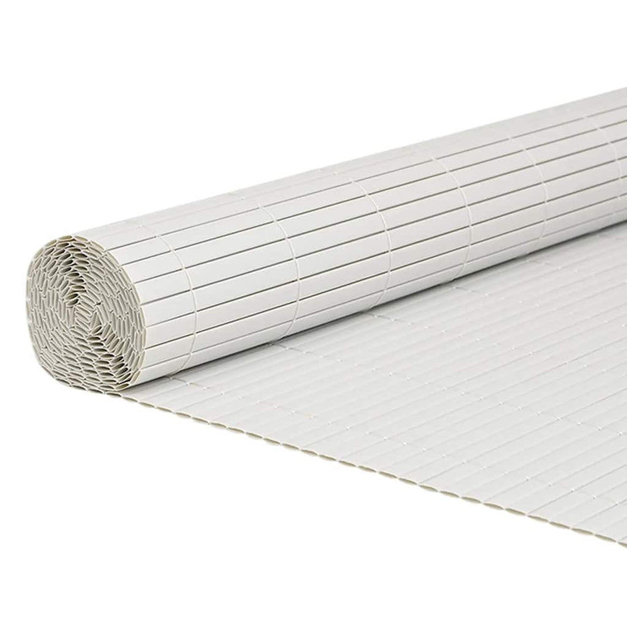 Tuinhek Dubbelzijdig Wit 1,8x5 m PVC