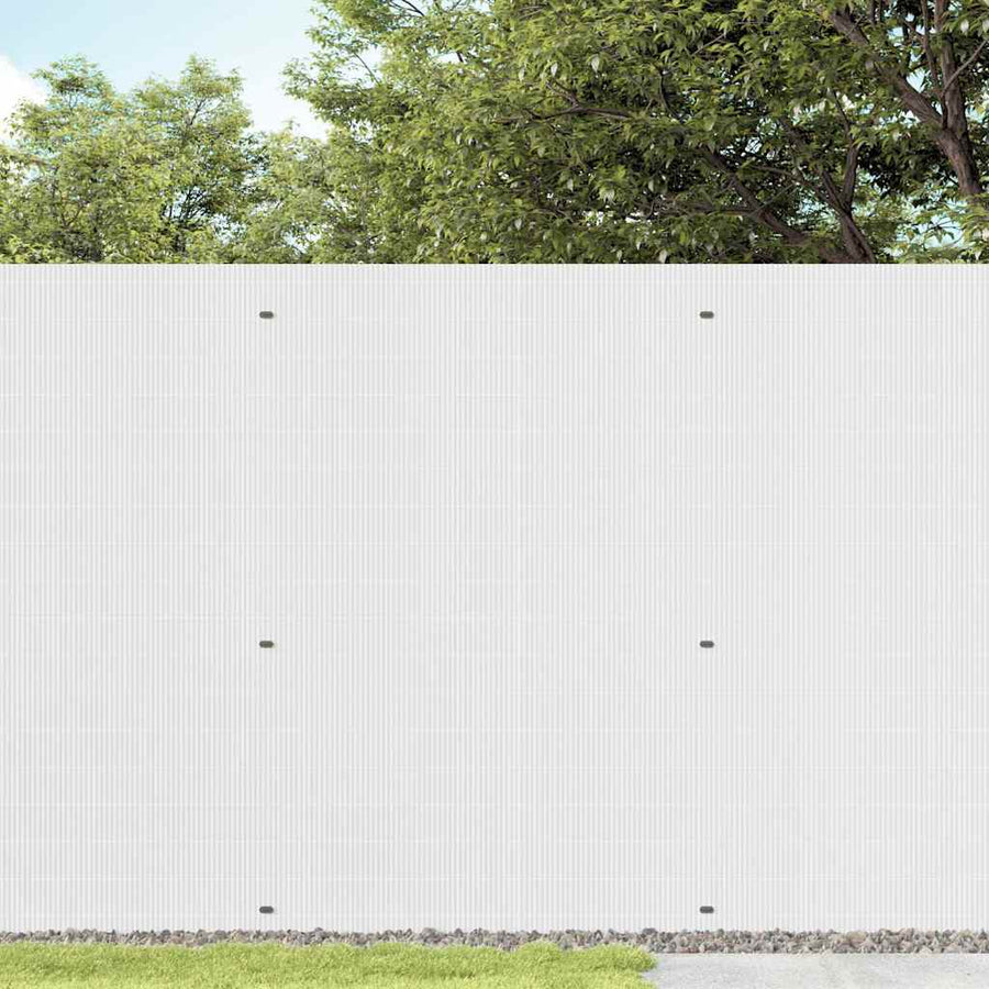 Tuinhek Dubbelzijdig Wit 1,8x5 m PVC