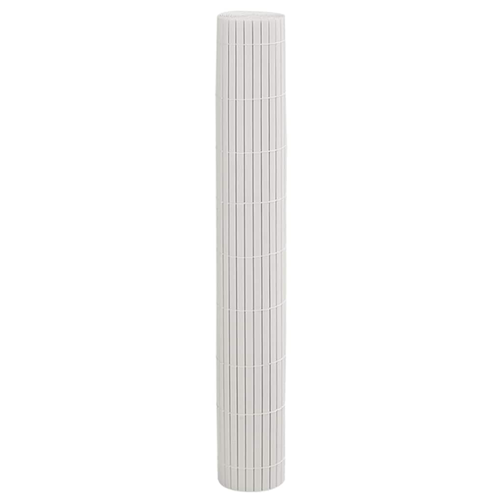 Tuinhek Dubbelzijdig Wit 1,8x5 m PVC