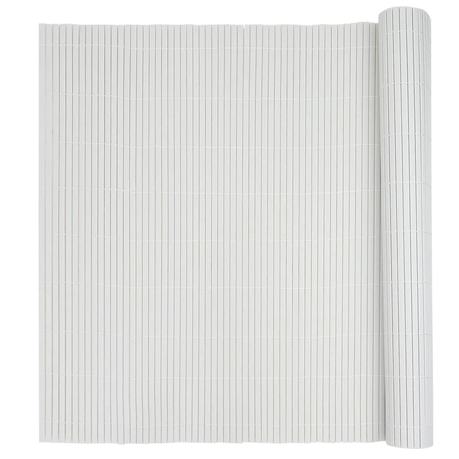 Tuinhek Dubbelzijdig Wit 1,8x5 m PVC