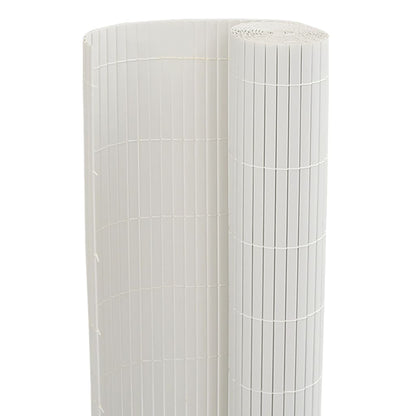 Tuinhek Dubbelzijdig Wit 1,8x5 m PVC
