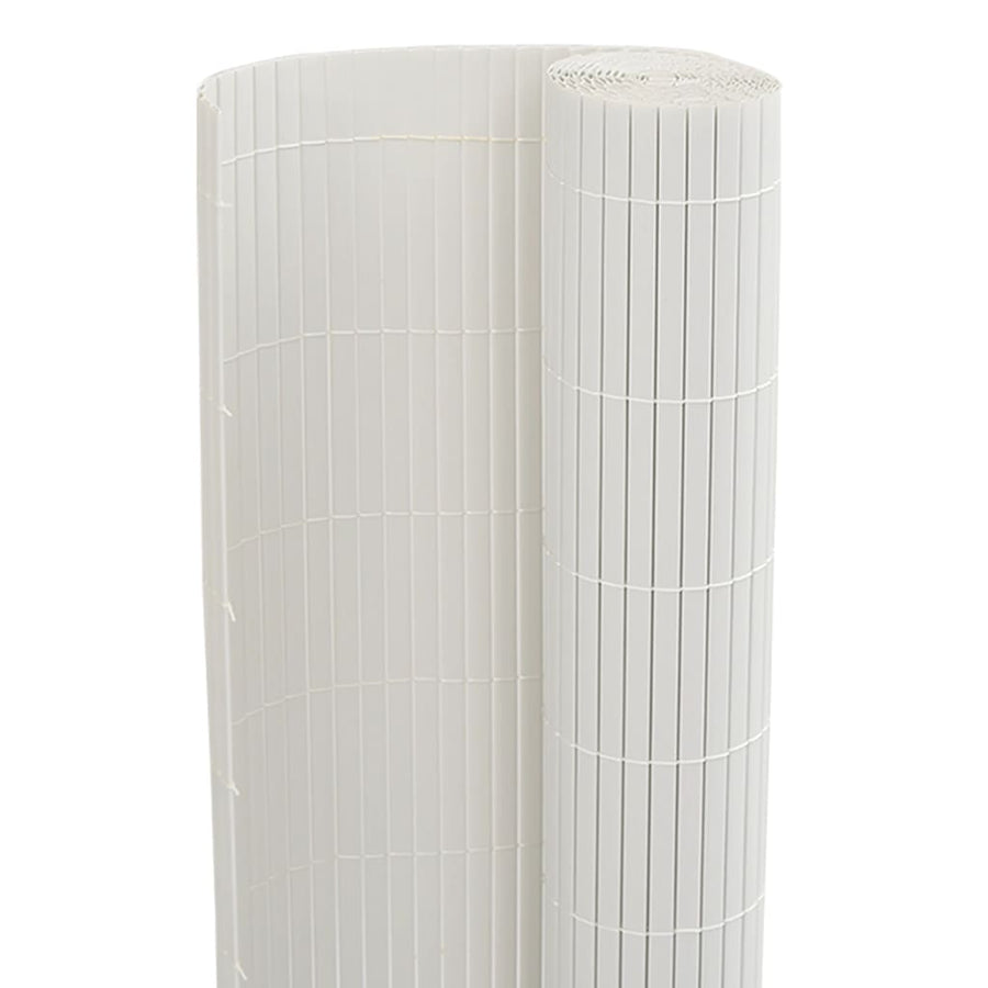 Tuinhek Dubbelzijdig Wit 1,8x5 m PVC