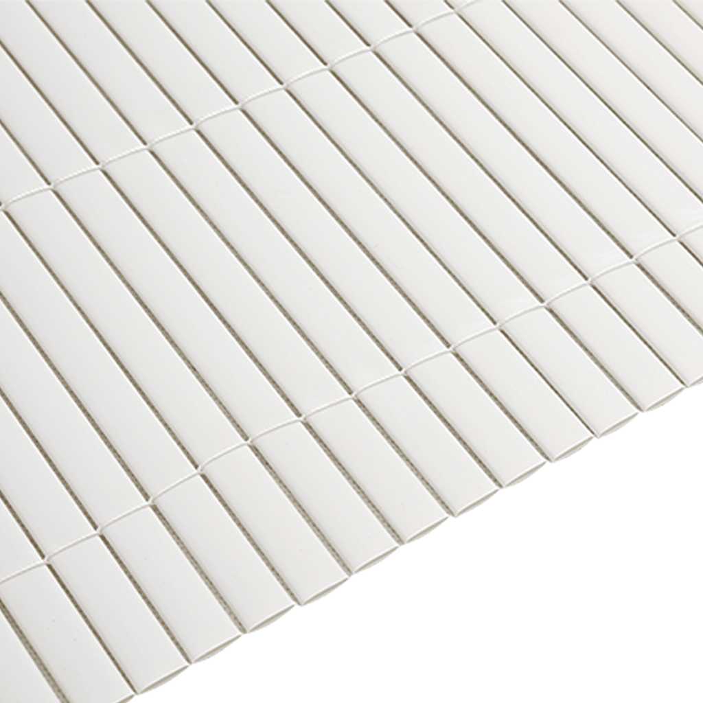 Tuinhek Dubbelzijdig Wit 1,8x5 m PVC