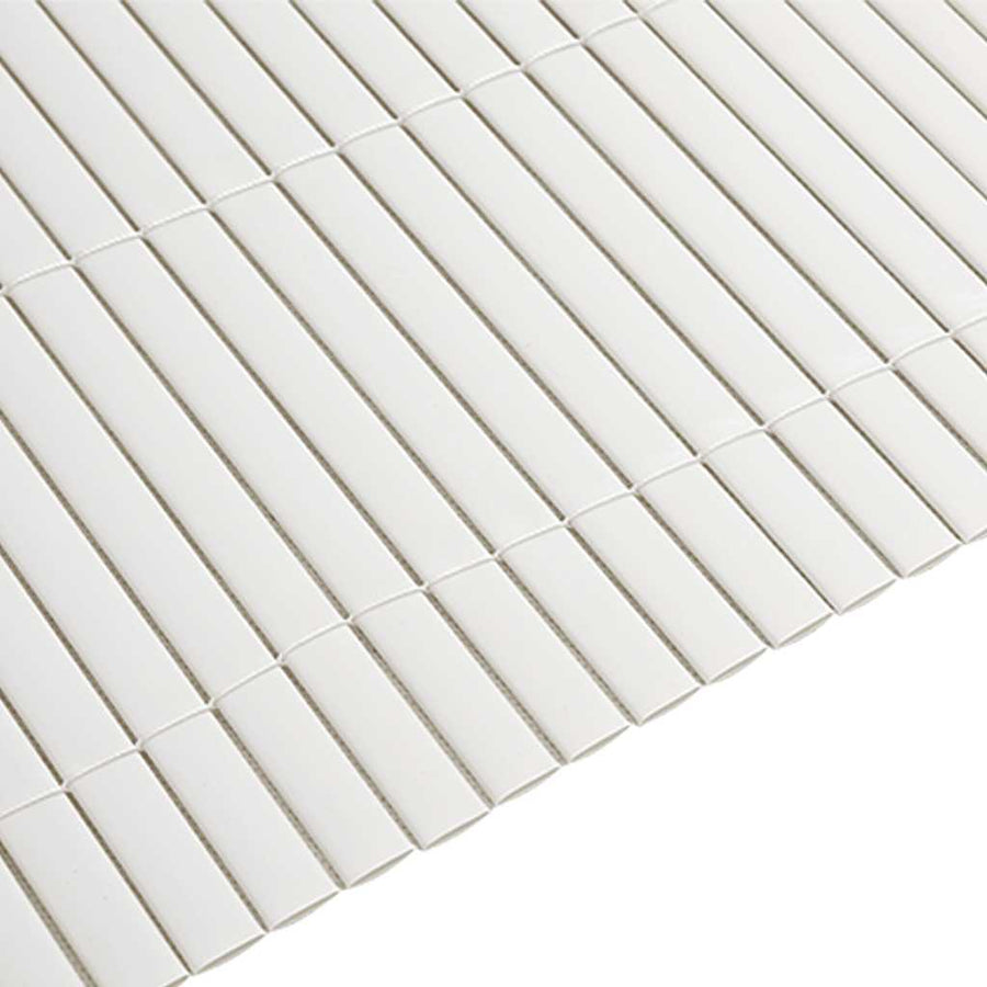 Tuinhek Dubbelzijdig Wit 1,8x5 m PVC