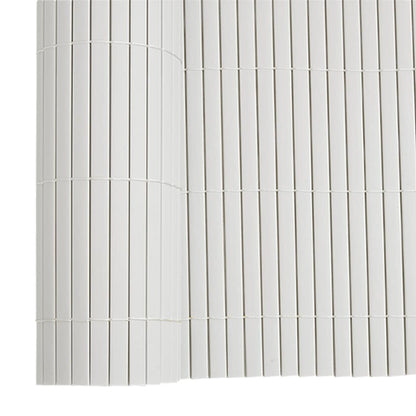 Tuinhek Dubbelzijdig Wit 1,8x5 m PVC