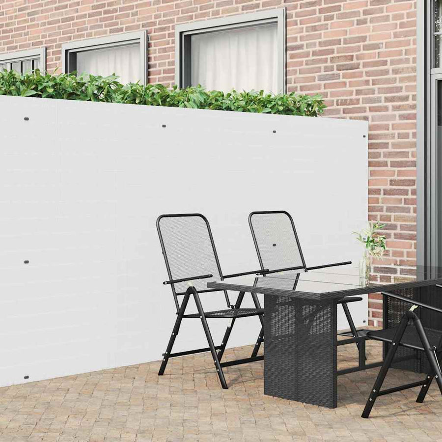 Tuinhek Dubbelzijdig Wit 1,8x5 m PVC