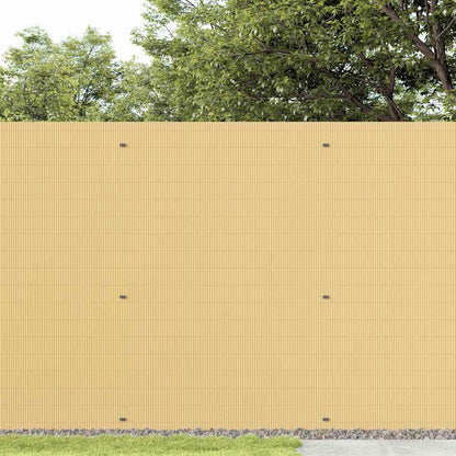 Tuinhek Dubbelzijdig Geel 1,8x5 m PVC