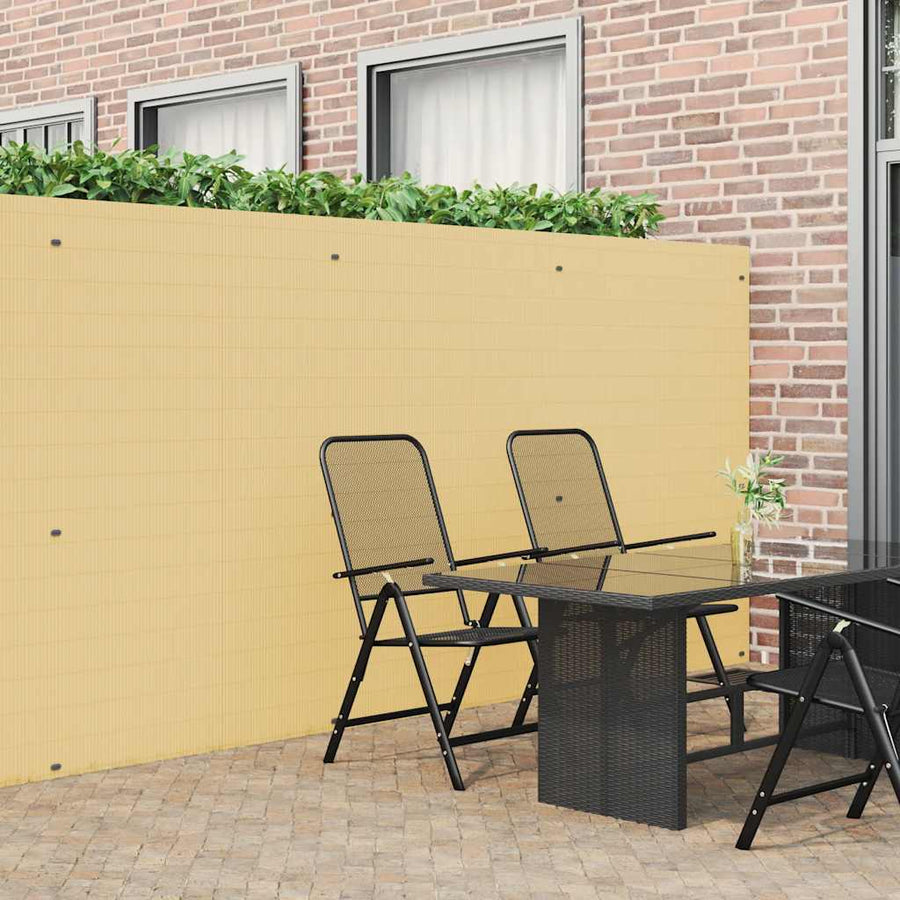 Tuinhek Dubbelzijdig Geel 1,8x5 m PVC