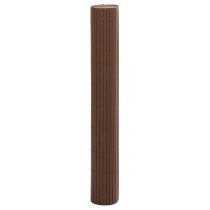 Tuinhek Dubbelzijdig Bruin 1,8x5 m PVC