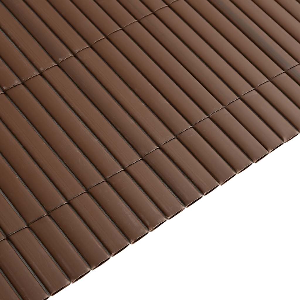 Tuinhek Dubbelzijdig Bruin 1,8x5 m PVC