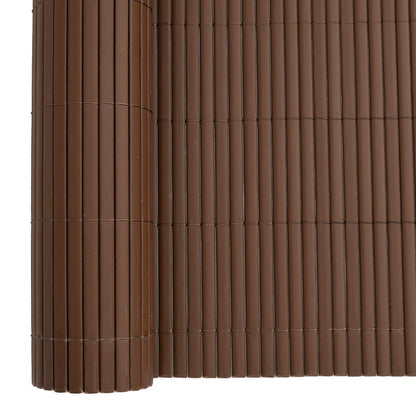 Tuinhek Dubbelzijdig Bruin 1,8x5 m PVC