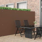 Tuinhek PVC 1,8x5 m bruin dubbelzijdig