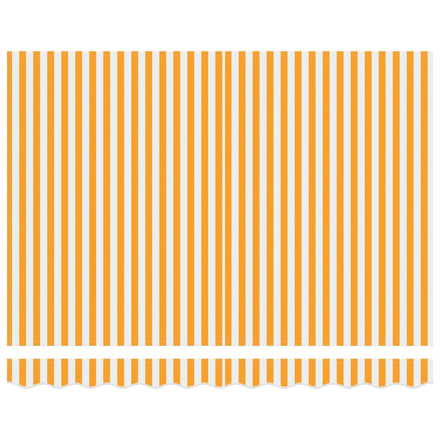 Inklapbaar Zonnescherm En 250 X 200 Cm 2.5 x 2 m Geel en wit (anthraciet frame) Handmatig