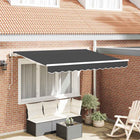 Zonnescherm inklapbaar antraciet 250x200 cm
