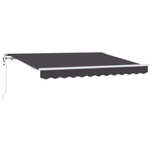 Inklapbaar Zonnescherm Antraciet en Wit