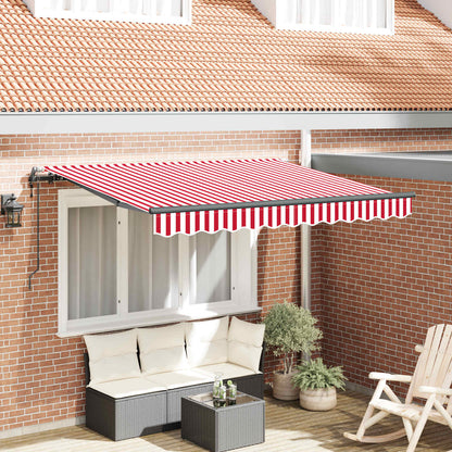 Inklapbaar Zonnescherm Rood 250 x 200 cm Stof