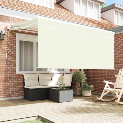 Inklapbaar Zonnescherm Beige 300 x 200 cm Polyester & Aluminium