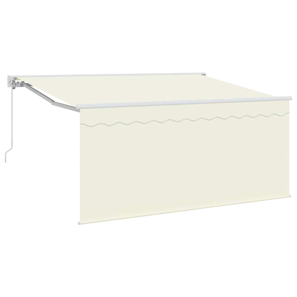 Inklapbaar Zonnescherm Beige 300 x 200 cm Polyester & Aluminium