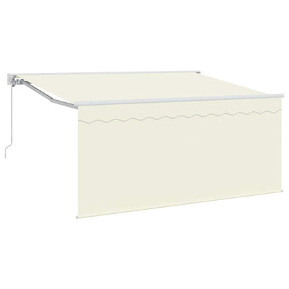 Inklapbaar Zonnescherm Beige 300 x 200 cm Polyester & Aluminium