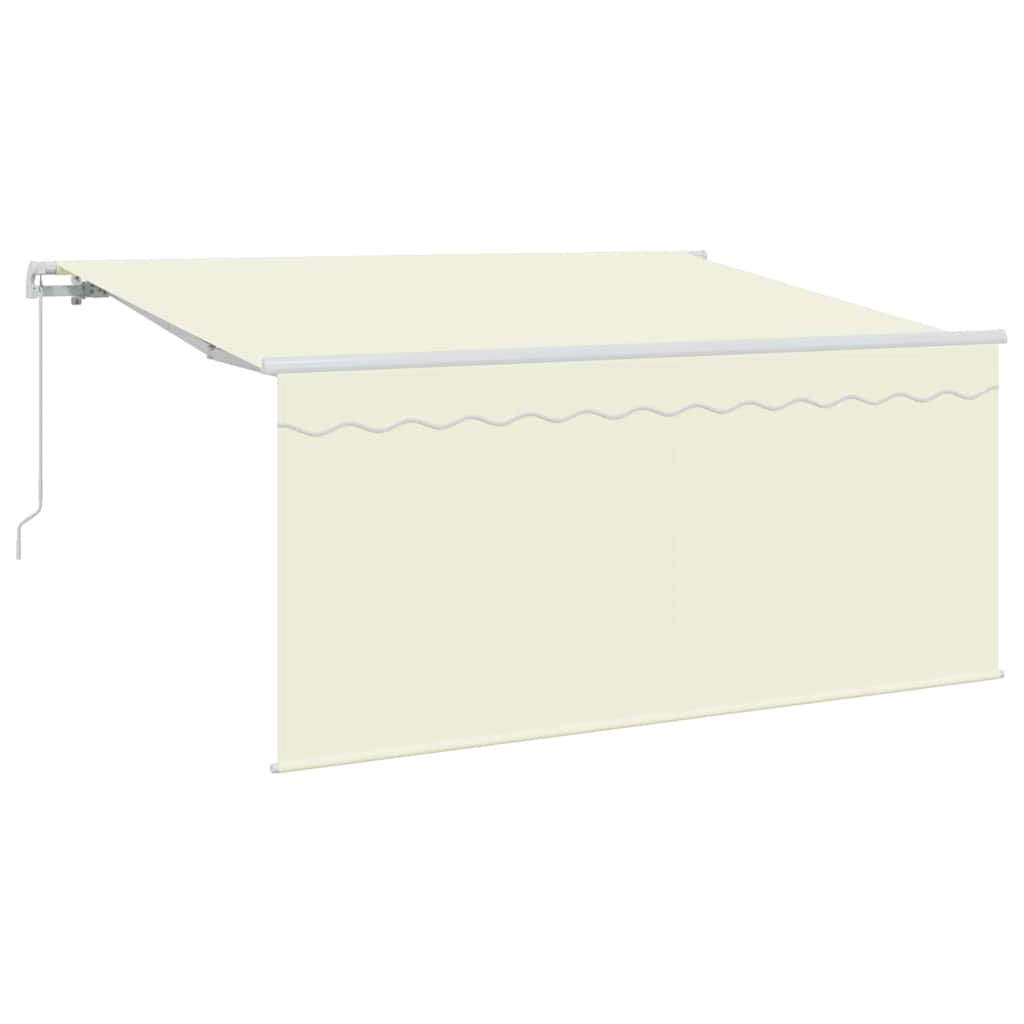 Inklapbaar Zonnescherm Crème 300 x 200 cm UV-bestandige Stof