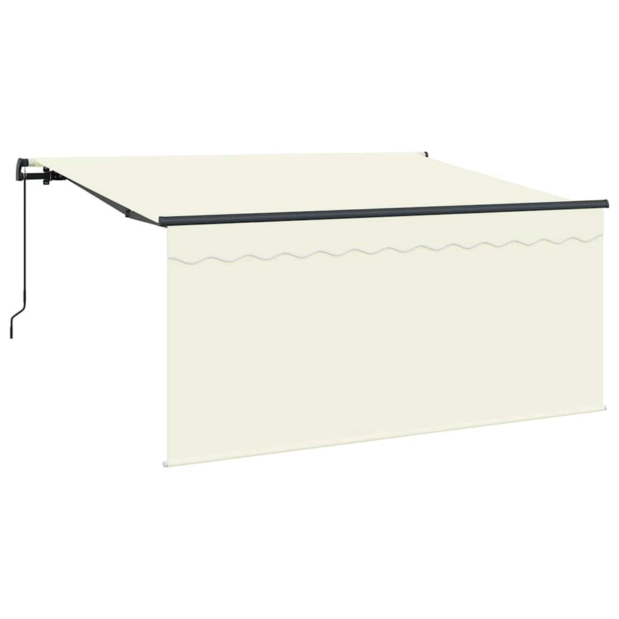 Inklapbaar Zonnescherm Crème 300 x 200 cm Stof
