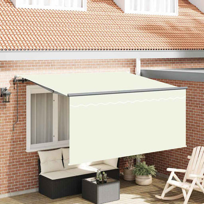 Inklapbaar Zonnescherm Beige 300 x 200 cm Polyester, Aluminium