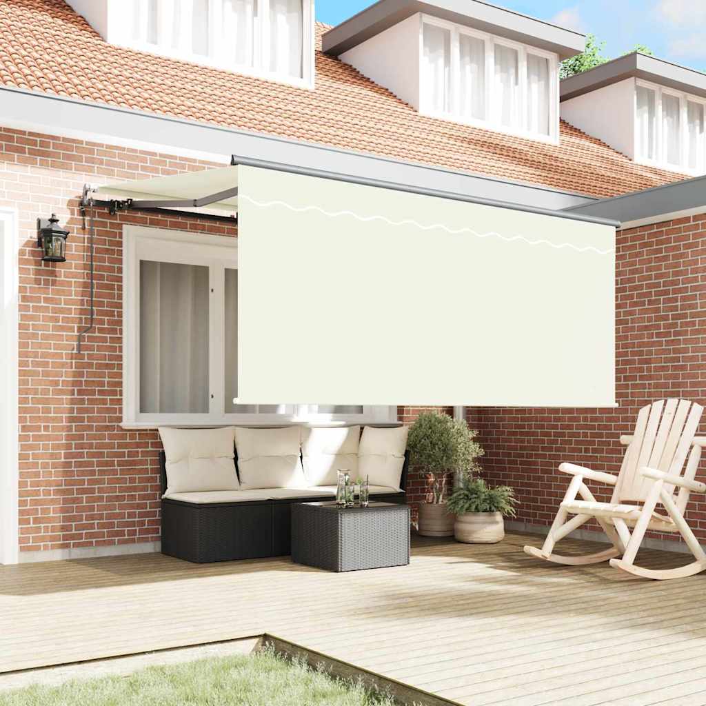 Inklapbaar Zonnescherm Beige 300 x 200 cm Polyester, Aluminium